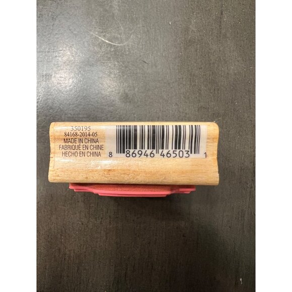 CraftSmart "Poison" Wooden Rubber Stamp Halloween - Picture 3 of 4